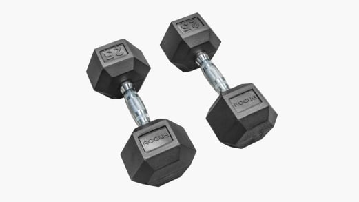 Rogue Dumbbells - Weight Training - Rubber Hex | Rogue Fitness UK
